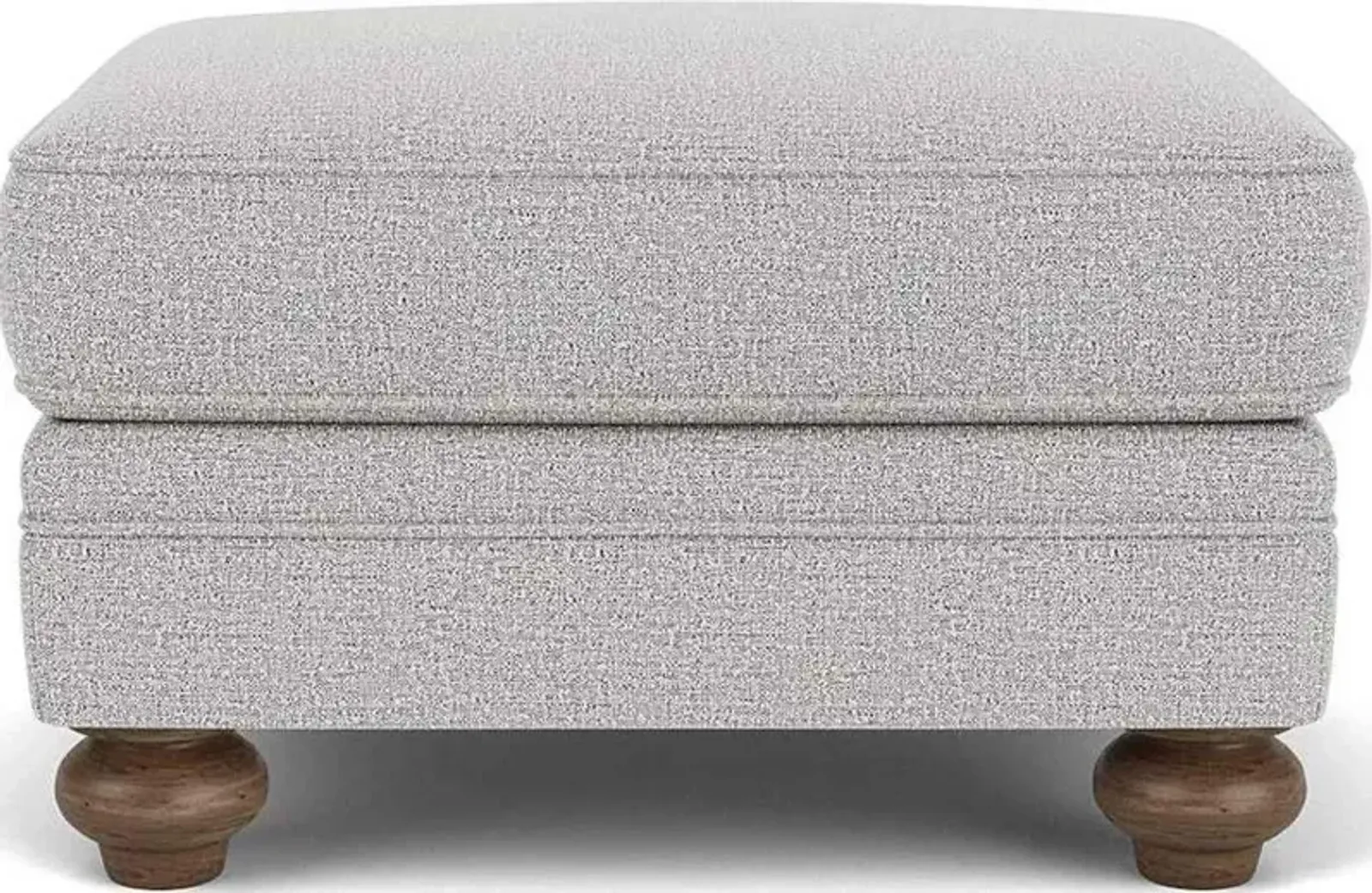 Flexsteel Winston Silver Glacier Ottoman