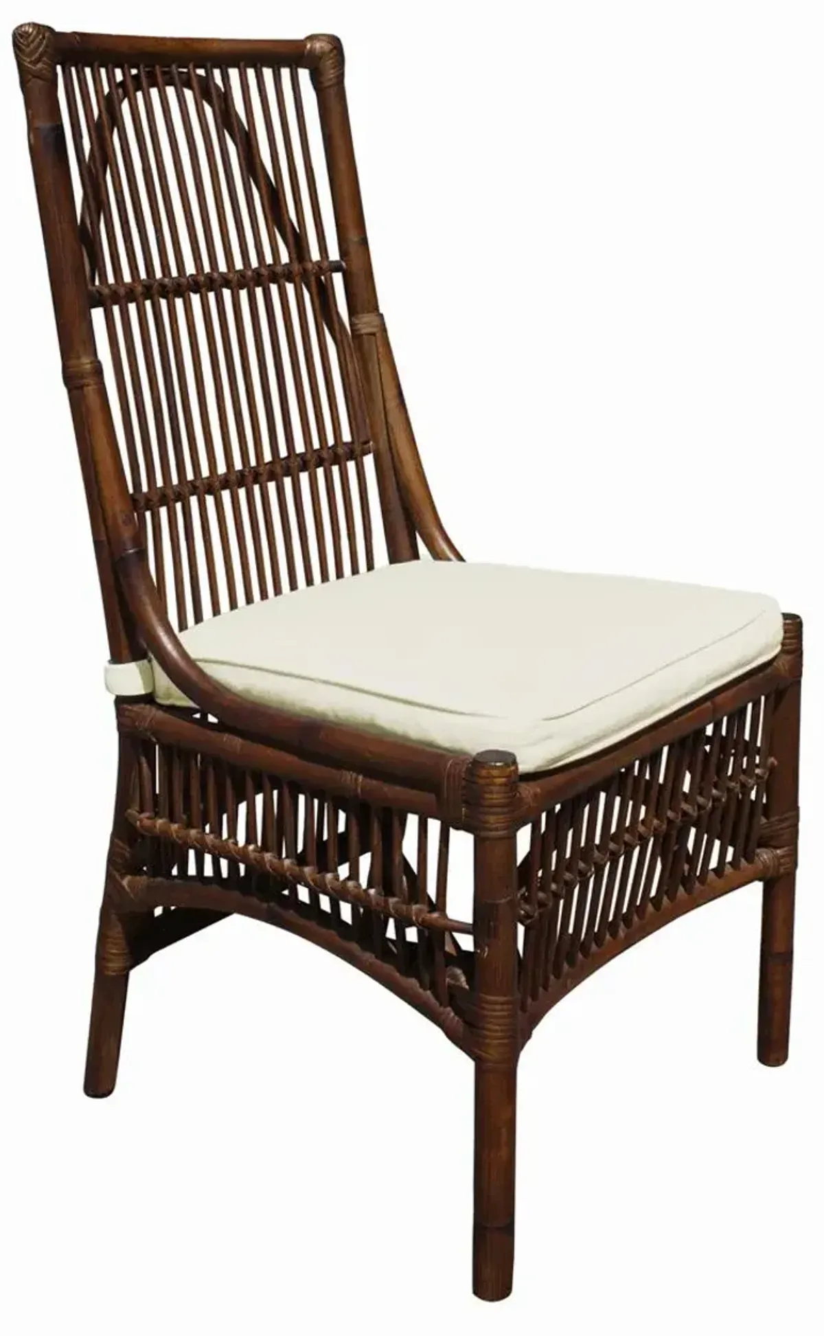 PANAMA JACK BORA BORA SIDE CHAIR W/INDOOR BEIGE FABRIC