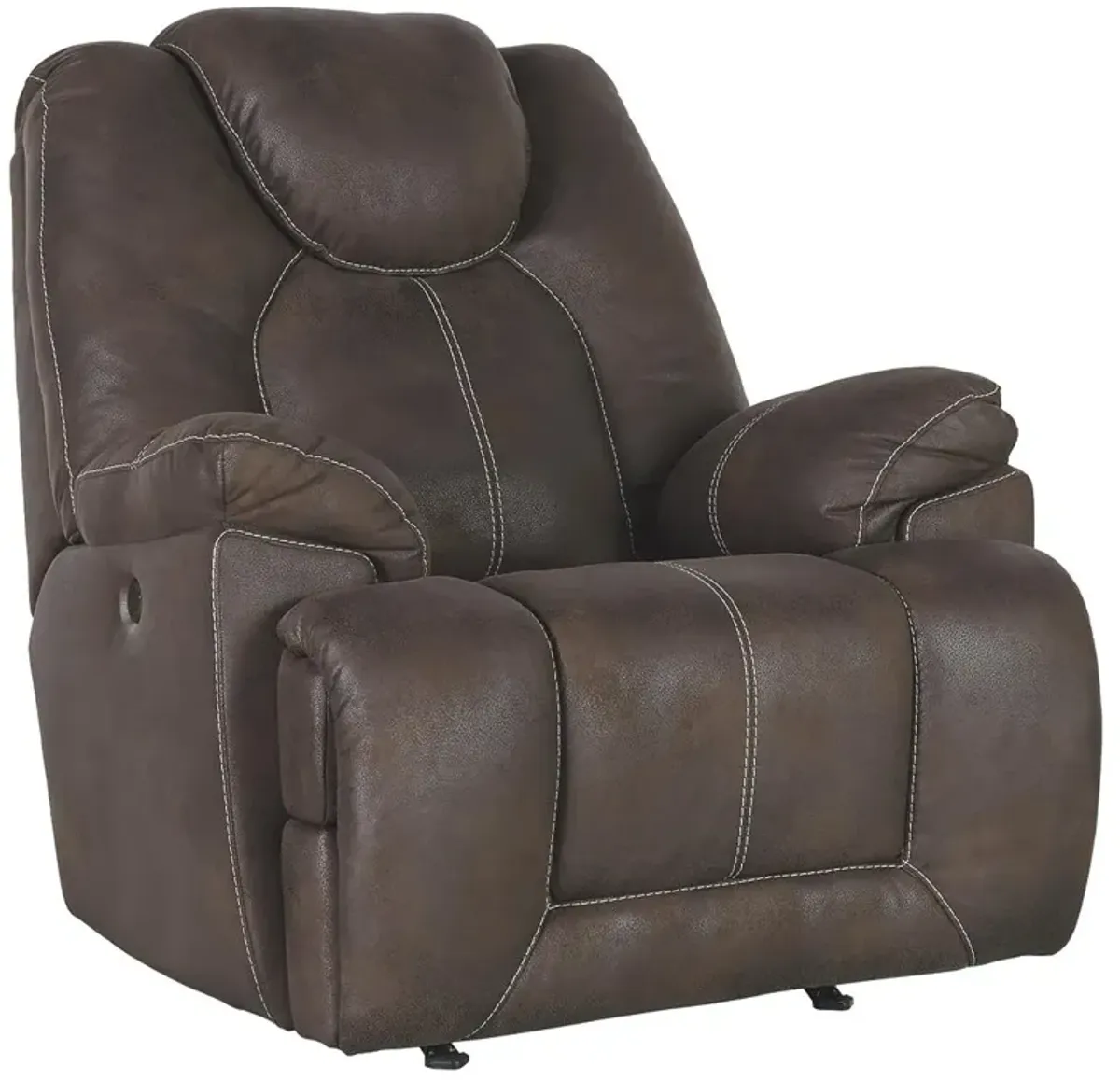 Ashley Warrior Fortress Coffee Power Rocker Recliner