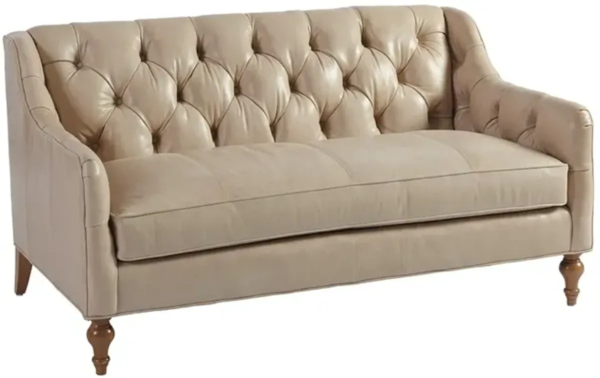 Barclay Butera Upholstery by Barclay Butera Hyland Park Leather Settee