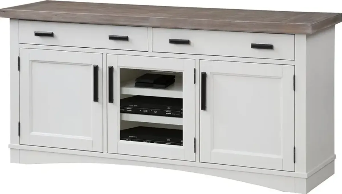 Parker House Americana Modern Cotton 63 Inch TV Console