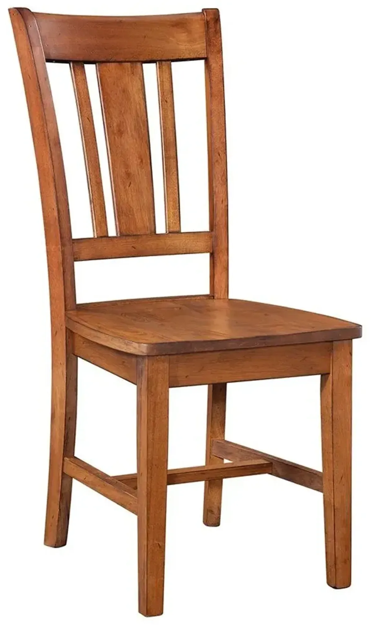 John Thomas Dining Essentials San Remo Wood Dining Chair in Bourbon Oak