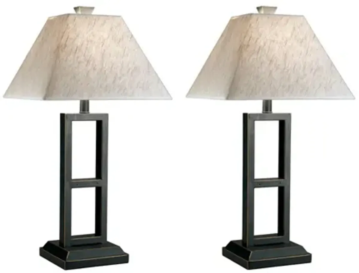 Ashley Deidra Table Black Lamp Set of 2