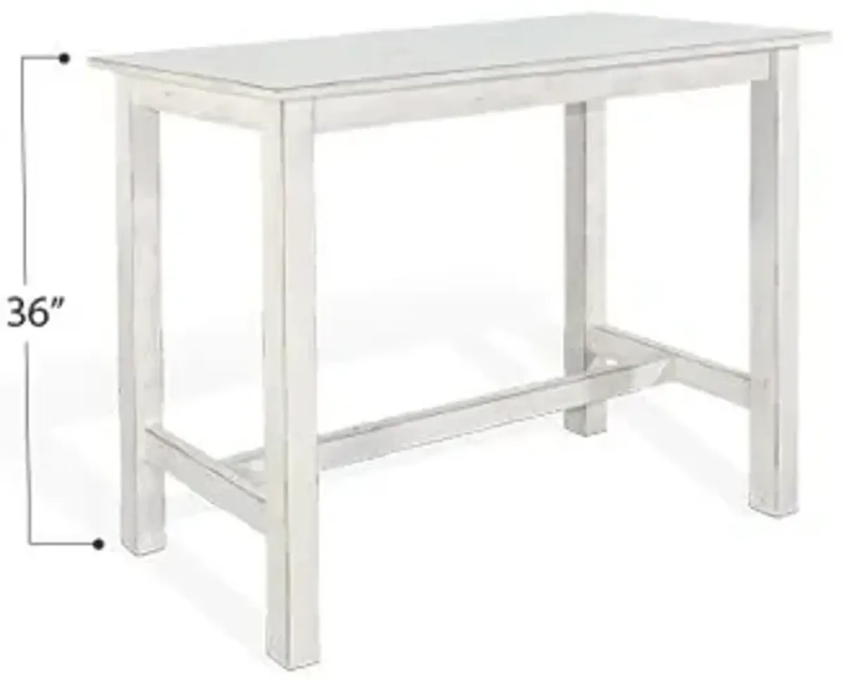 Sunny Designs Marina White Sand Counter-Height Table