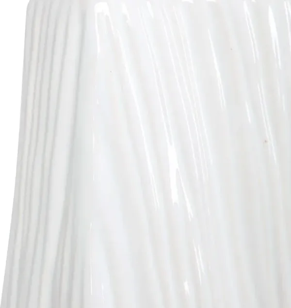 Uttermost Sycamore Gloss White Table Lamp