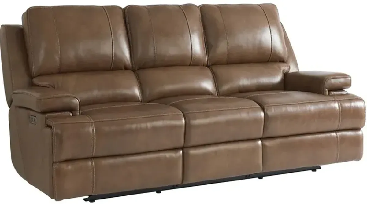 Bassett Parsons Umber Power Sofa