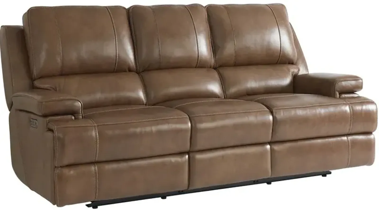 Bassett Parsons Umber Power Sofa