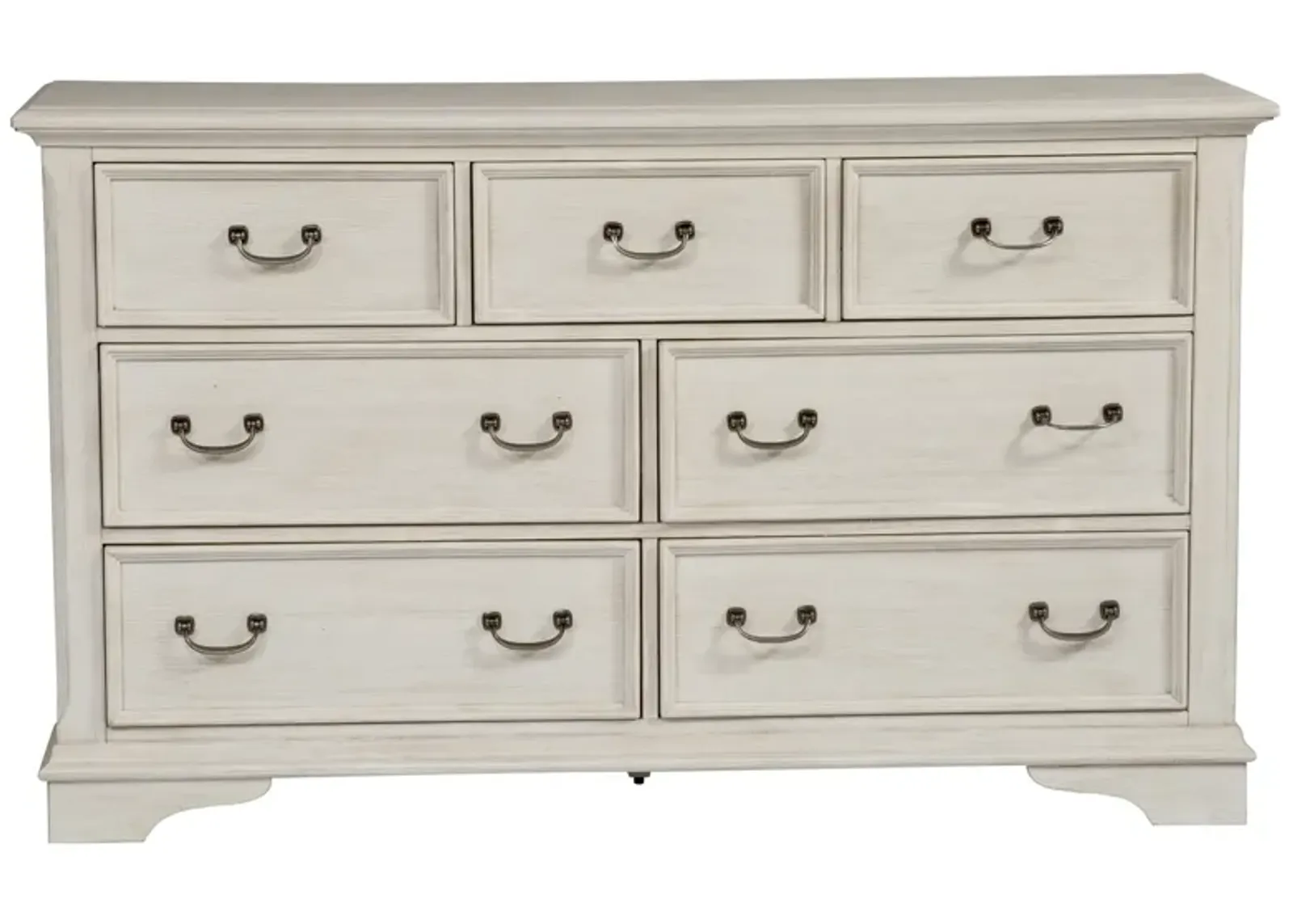 Liberty Furniture White 7-Drawer Dresser Bayside