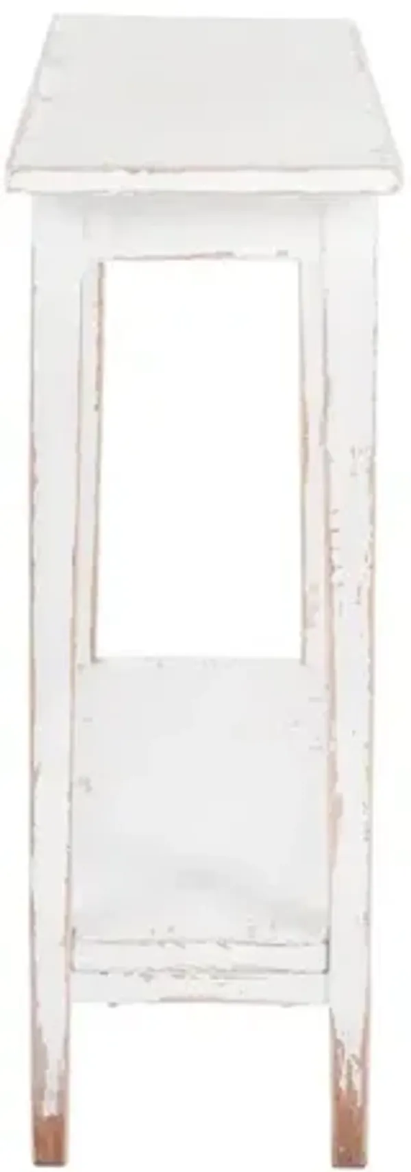 ANTIQUE WHITE RITA SMALL CONSOLE TABLE