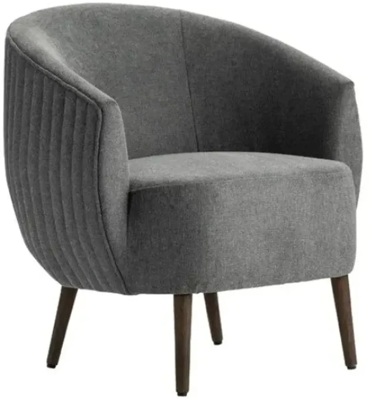 Crestview Logan Gray Accent Chair