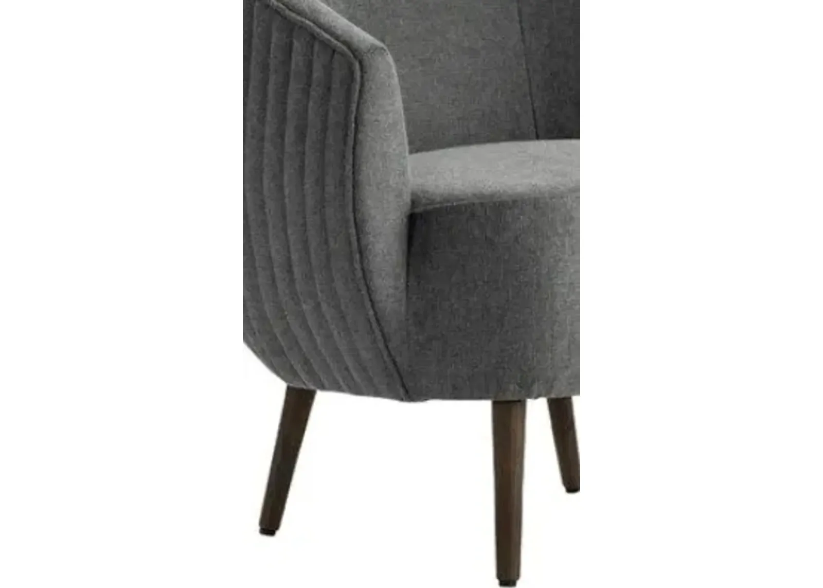 Crestview Logan Gray Accent Chair