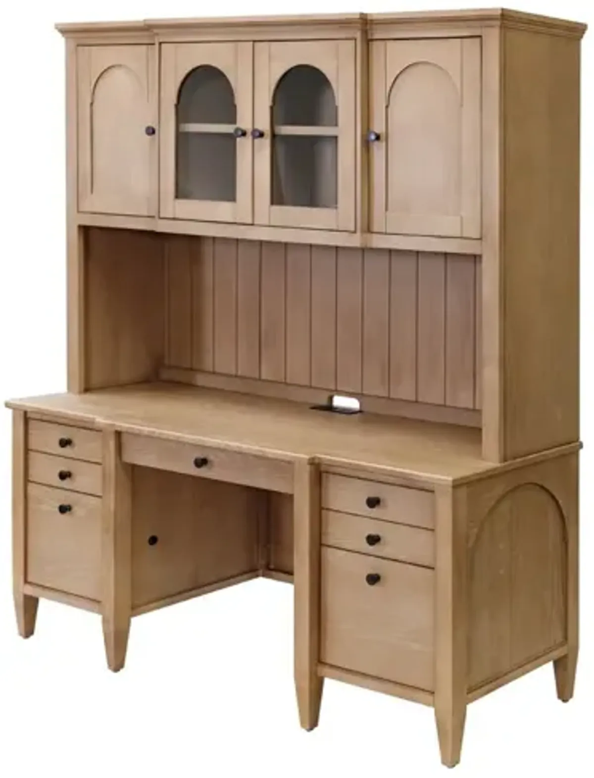 Martin Furniture Laurel Light Brown Office Hutch