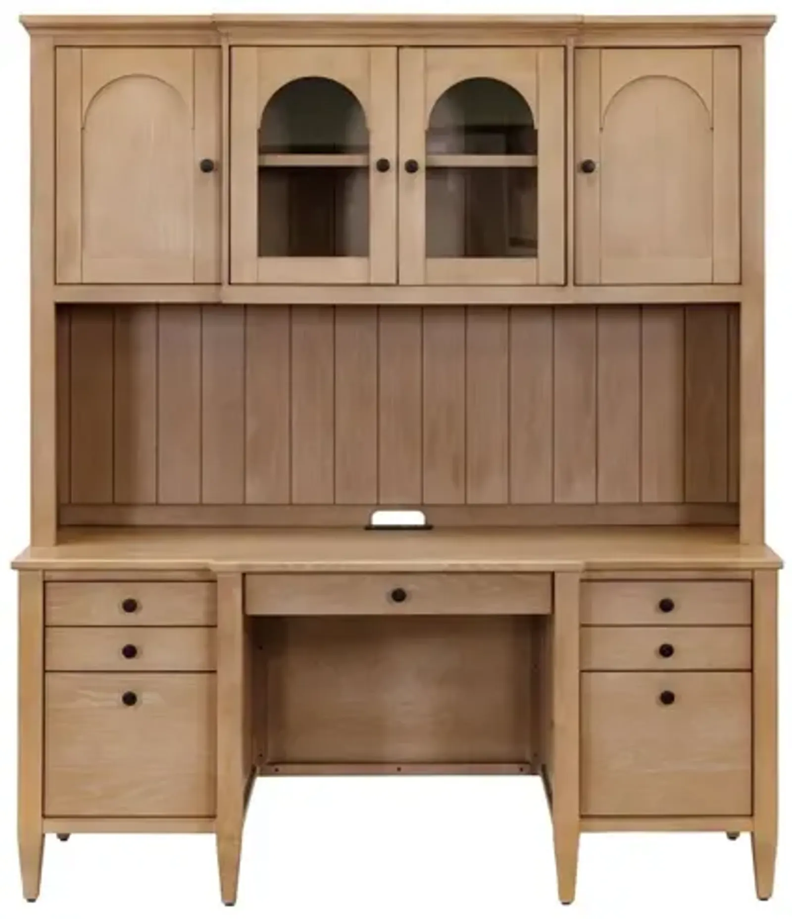 Martin Furniture Laurel Light Brown Office Hutch