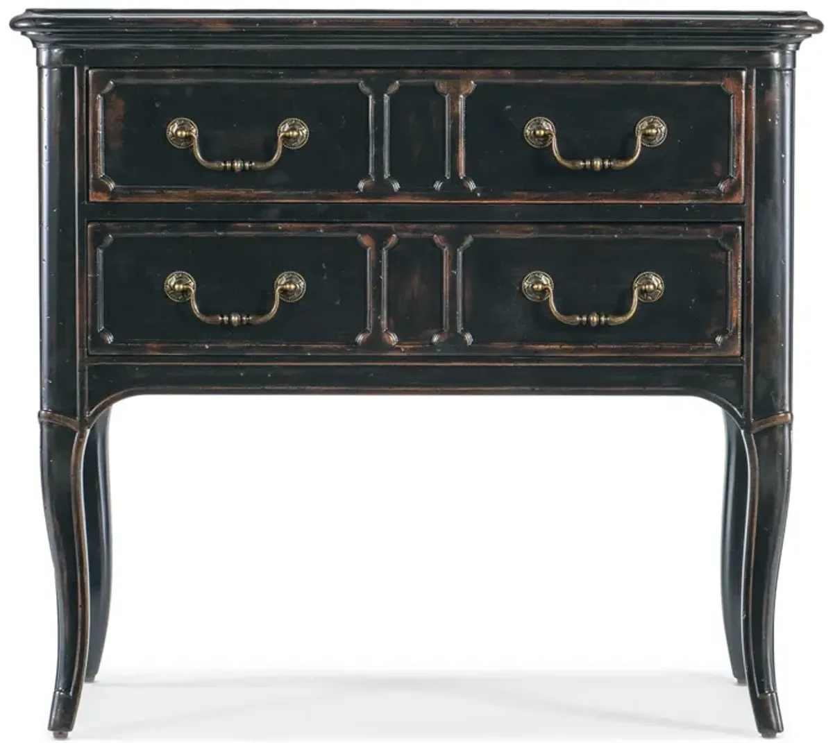 Hooker Furniture Charleston Black Cherry 2-Drawer Nightstand