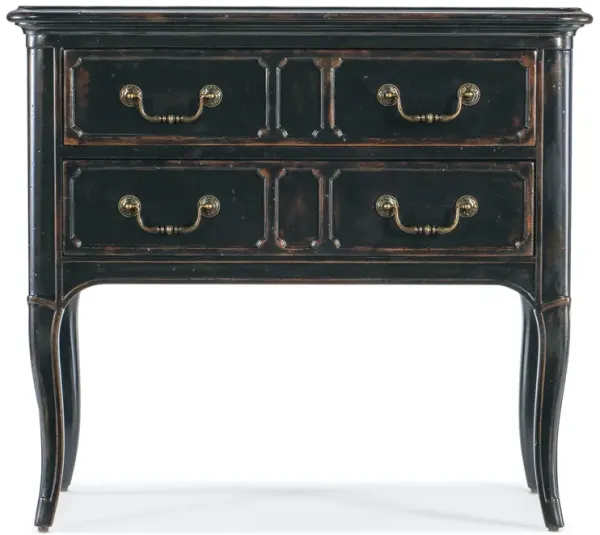 Hooker Furniture Charleston Black Cherry 2-Drawer Nightstand