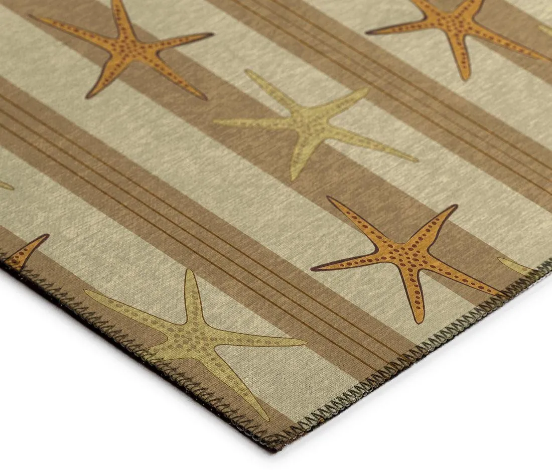 SEABREEZE BEIGE 5'X8' AREA RUG