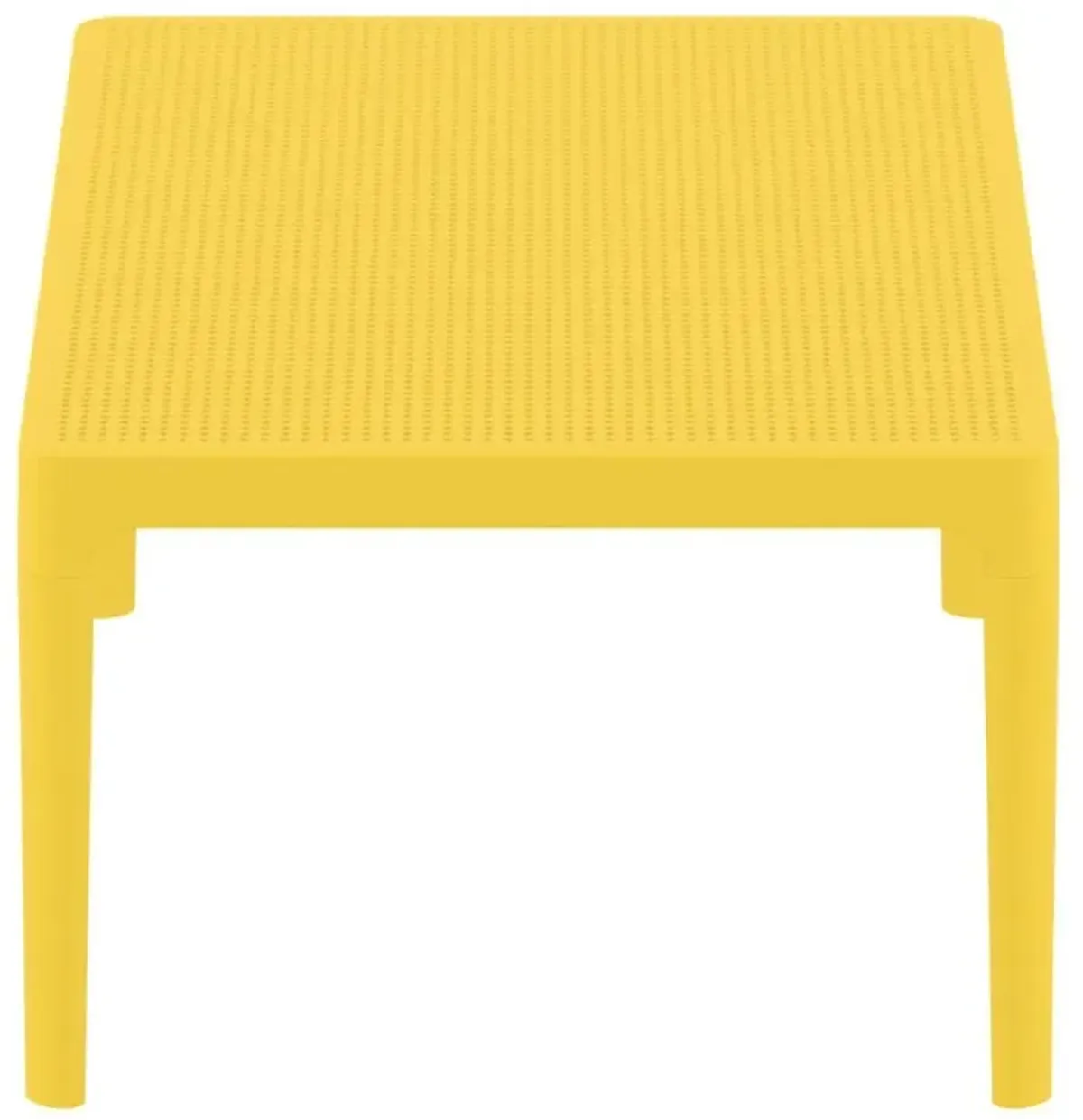 Compamia 39 Inch Outdoor Sky Lounge Coffee Table Yellow