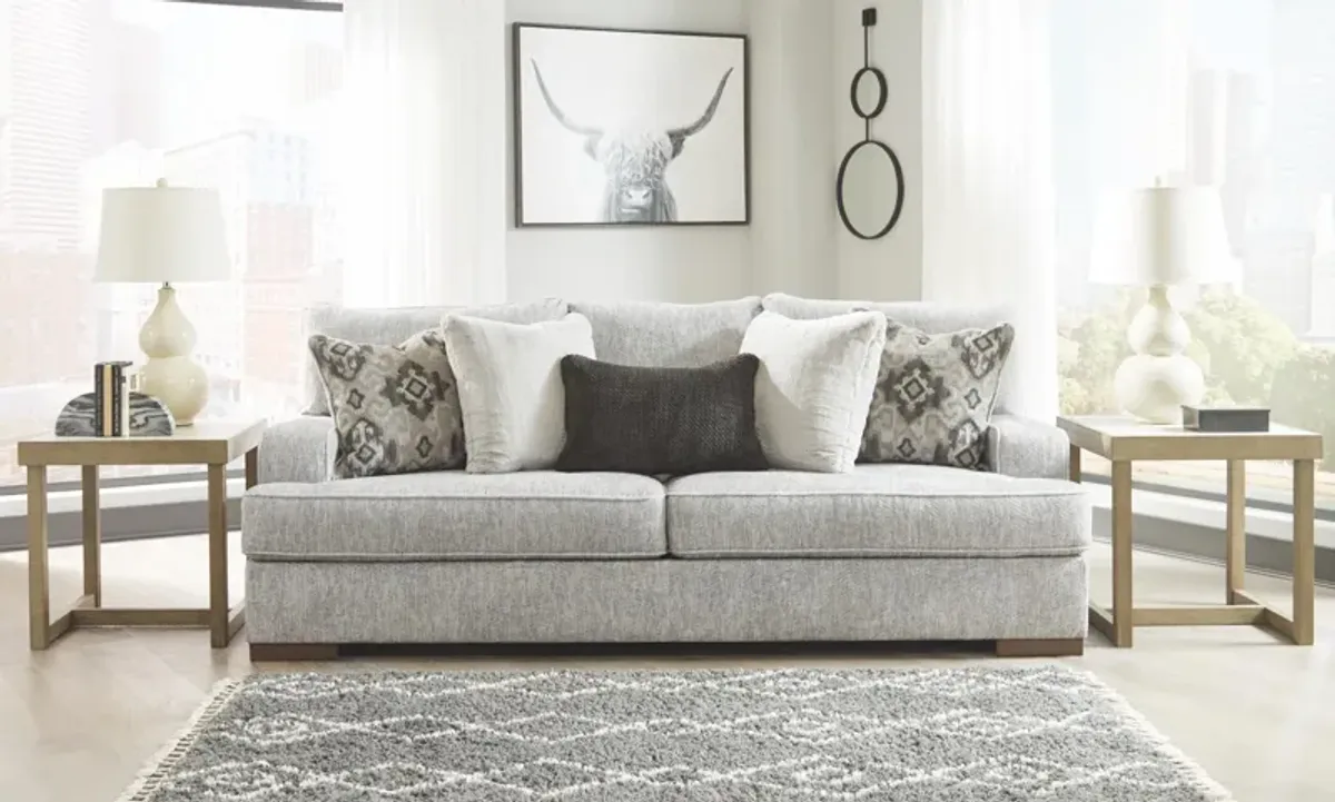 Ashley Mercado Sofa Pewter Benchcraft