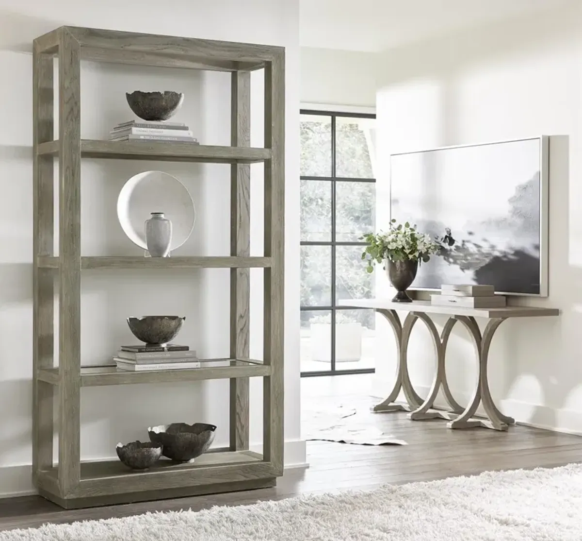 Bernhardt Albion Etagere Bookcase