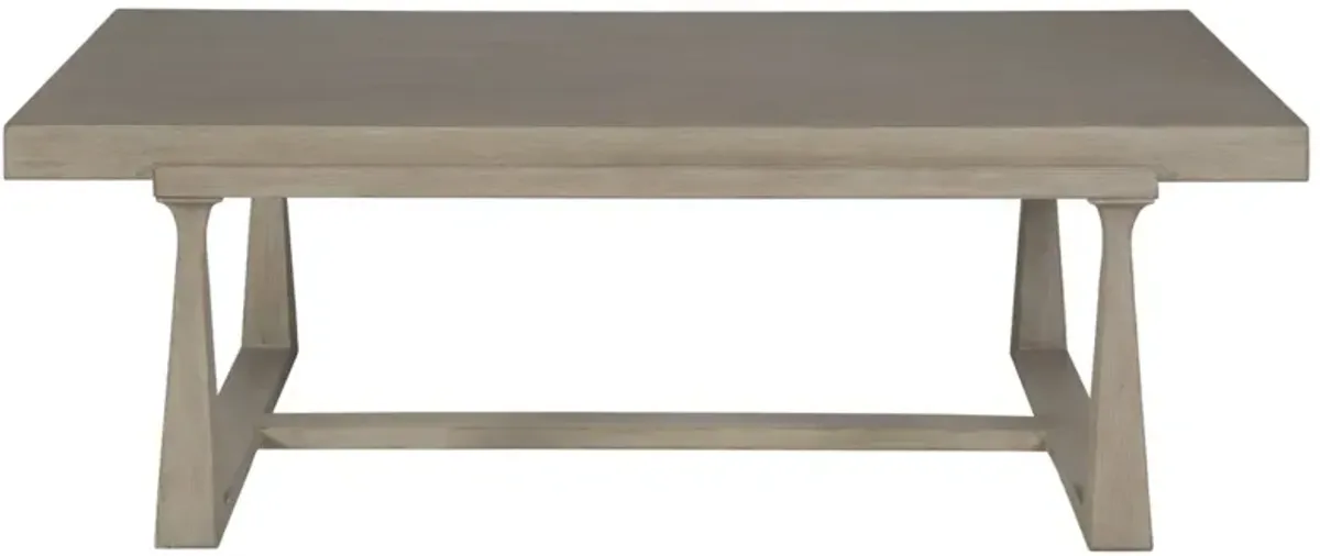 Artistica Home by Lexington Cohesion Program Grantland 50 Inch Modern Wood Cocktail Table White Washed