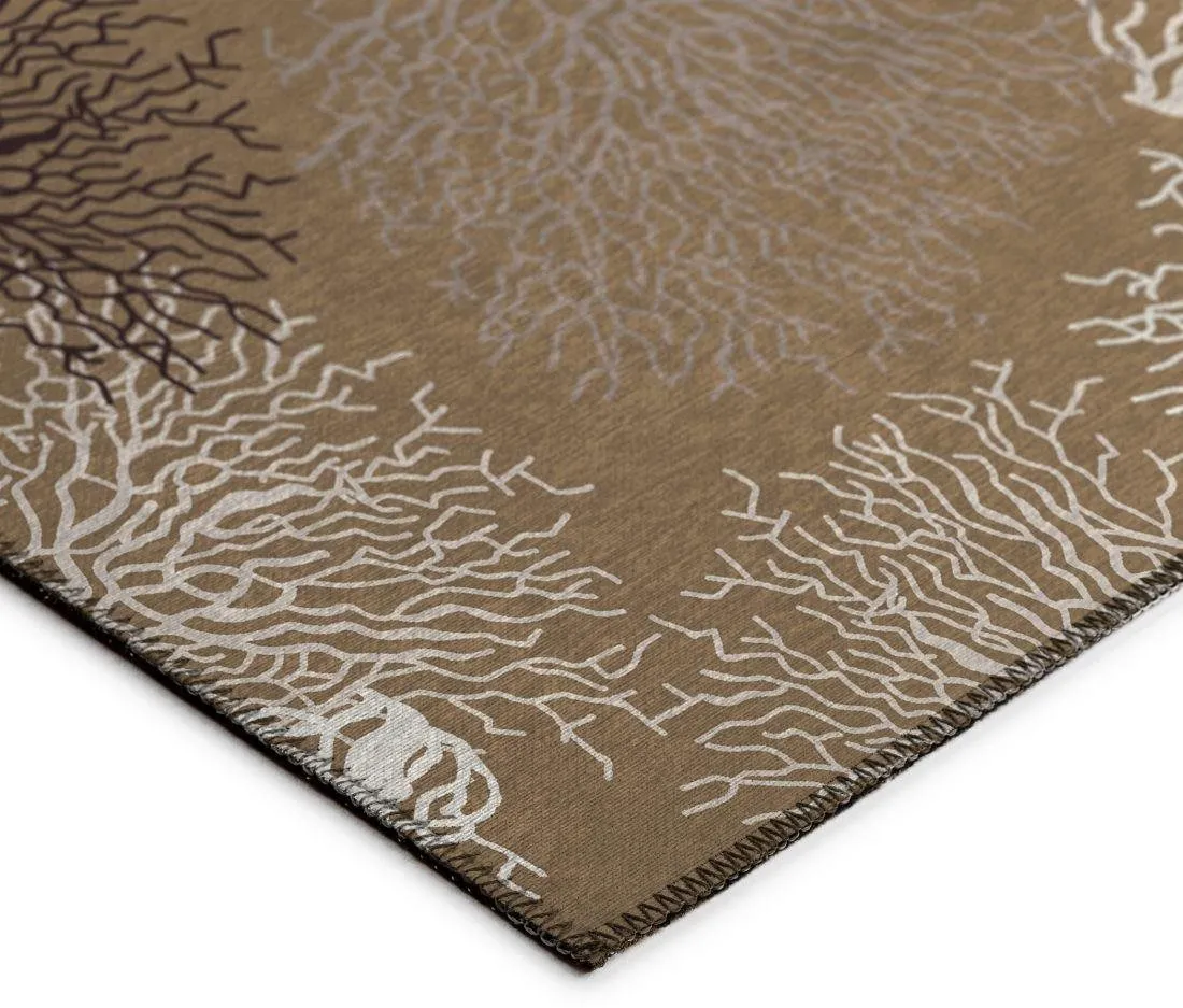 SEABREEZE TAUPE 5'X8' AREA RUG