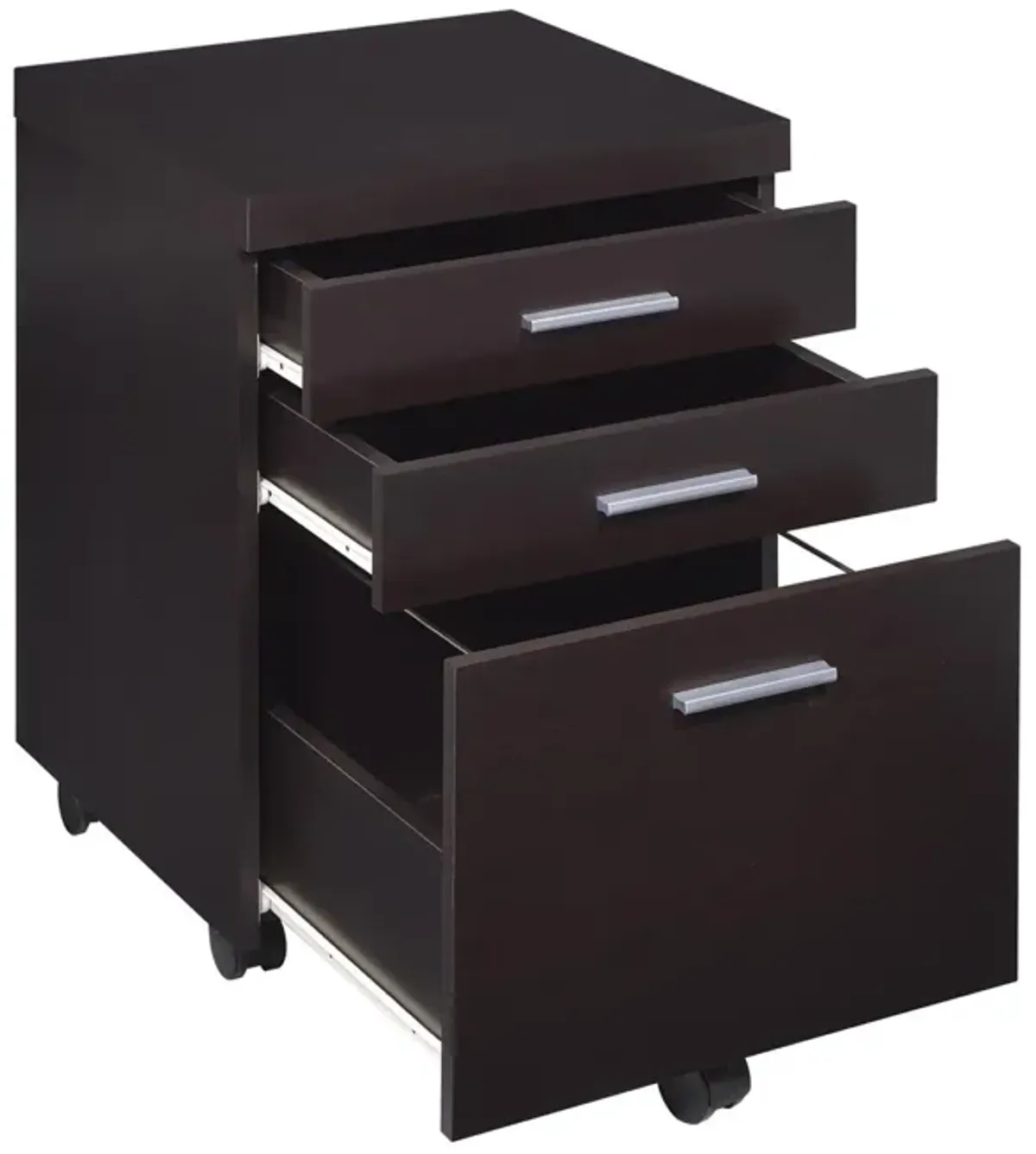 Coaster Skylar 3-Drawer Home Office Mobile File Cabinet Cappuccino