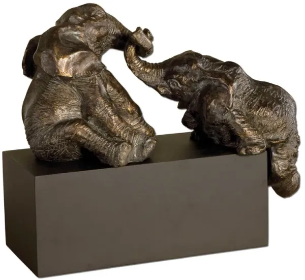 Uttermost Playful Pachyderms Sculpture