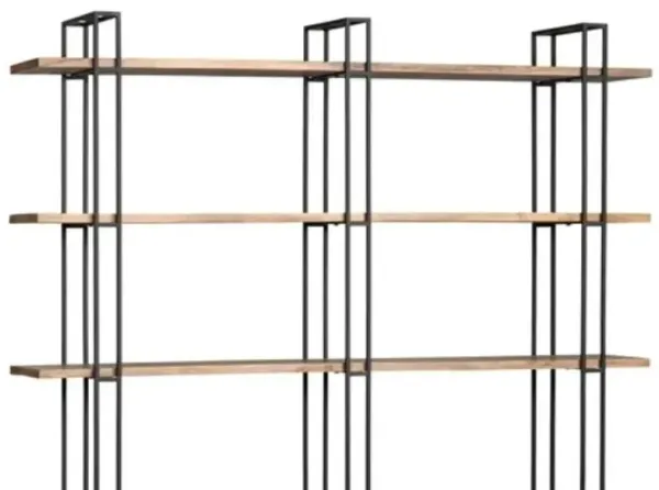 Crestview Anthropology Black/Brown Etagere