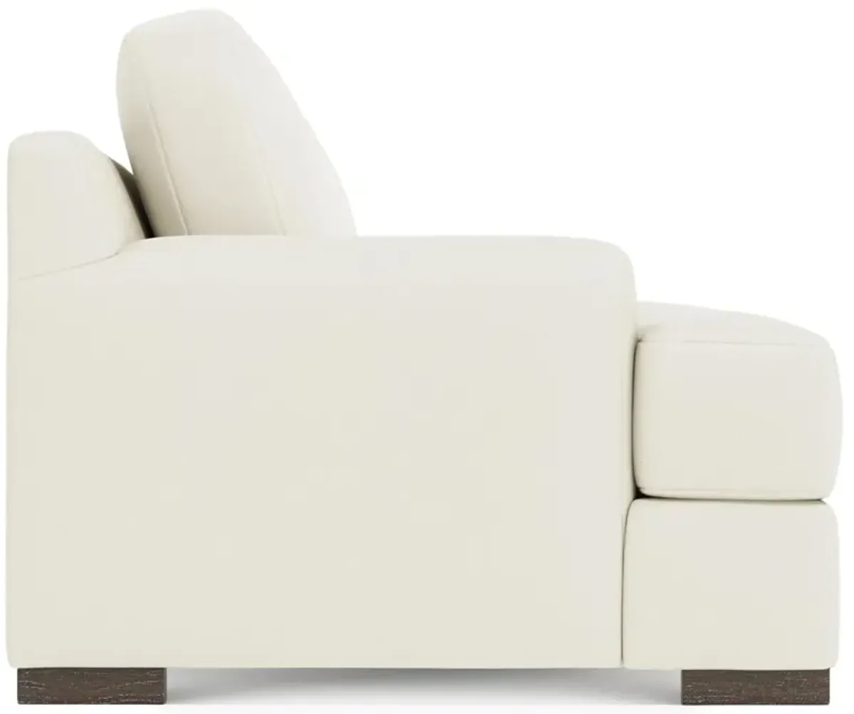 Bernhardt Andie Leather Sofa Without Pillows