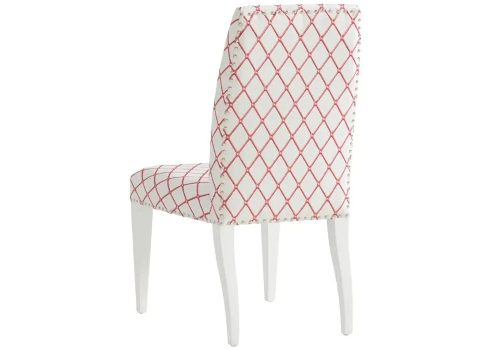 Avondole by Lexington Darien Upholstered Side Chair with White Legs