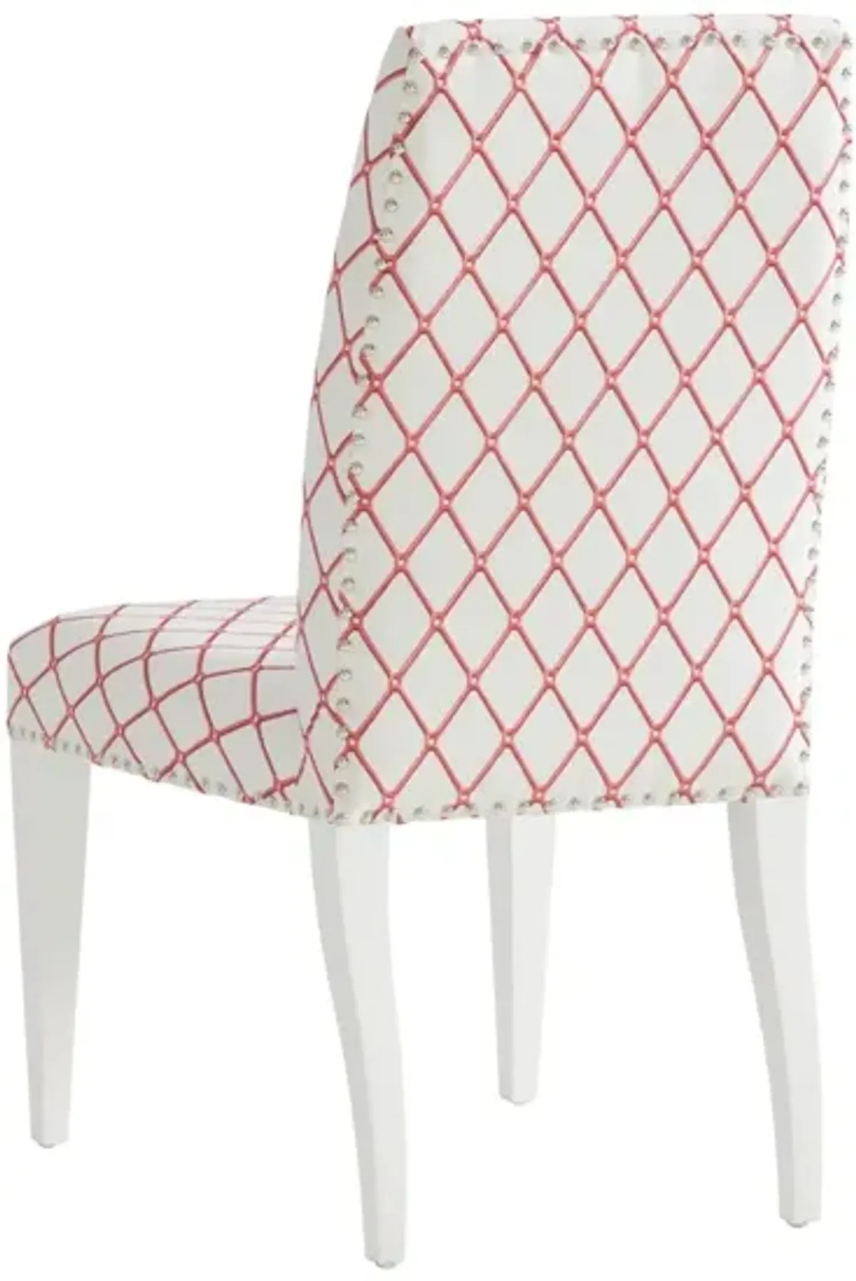 Avondole by Lexington Darien Upholstered Side Chair with White Legs