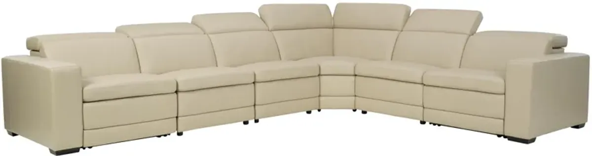 Ashley Texline 7-Piece Sand Power Reclining Sectional