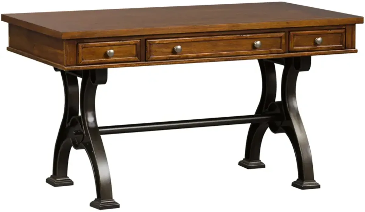 Liberty Furniture Arlington House 2-Piece Cobblestone Brown Desk Set