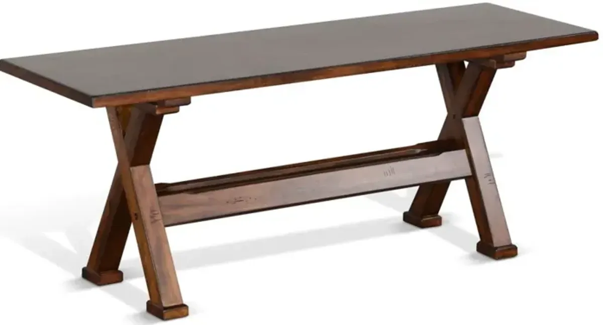 Sunny Designs Tuscany Vintage Mocha Nook Side Bench