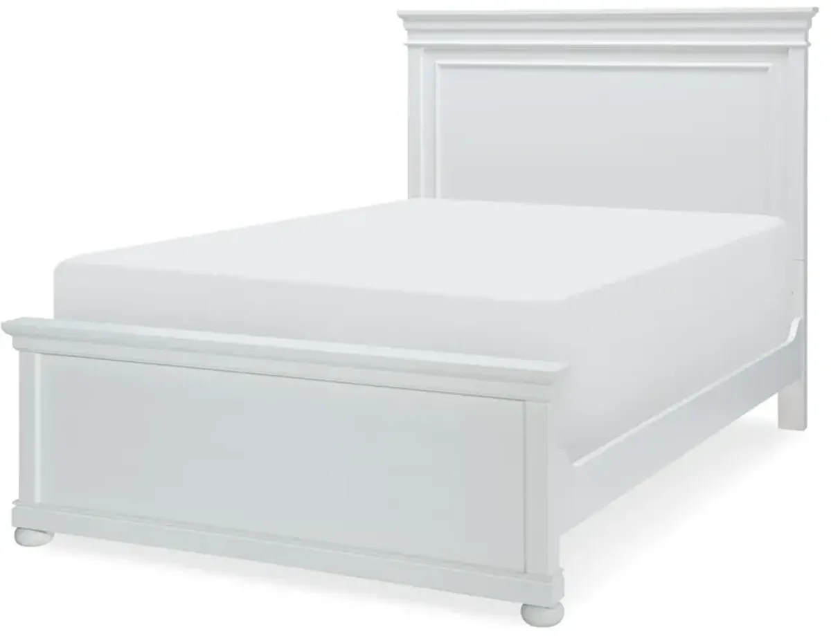 Legacy Classic Kids/Teens Canterbury White Complete Full Panel Bed