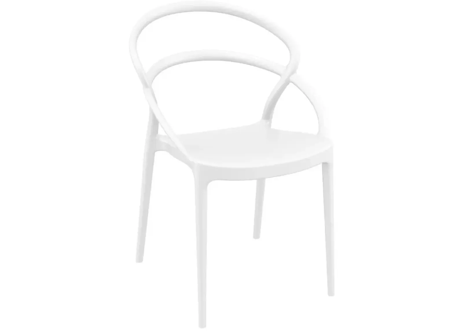 Compamia Pia Dining Set with 2 Chairs White