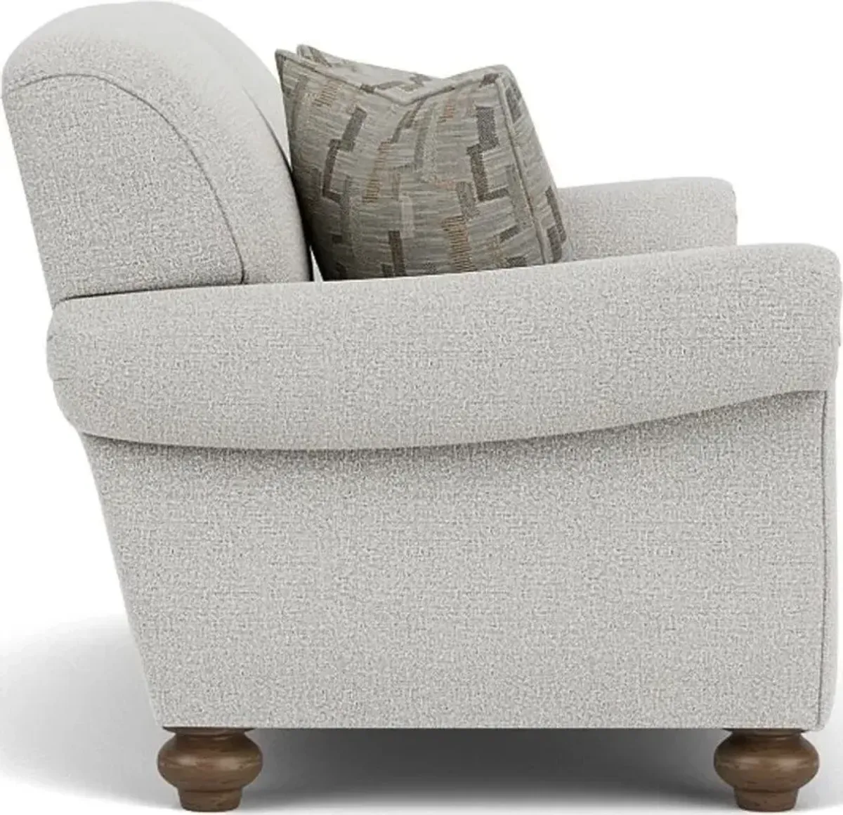 Flexsteel Winston Silver Glacier Loveseat