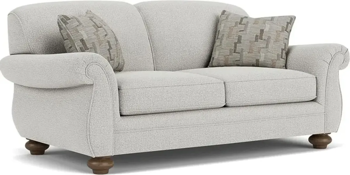 Flexsteel Winston Silver Glacier Loveseat