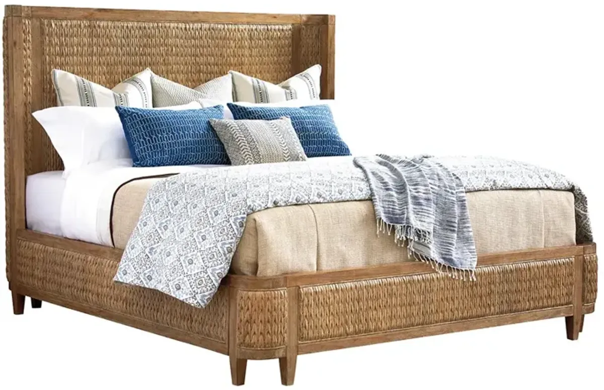 Tommy Bahama Home by Lexington Los Altos Ivory Coast Woven Bed Queen