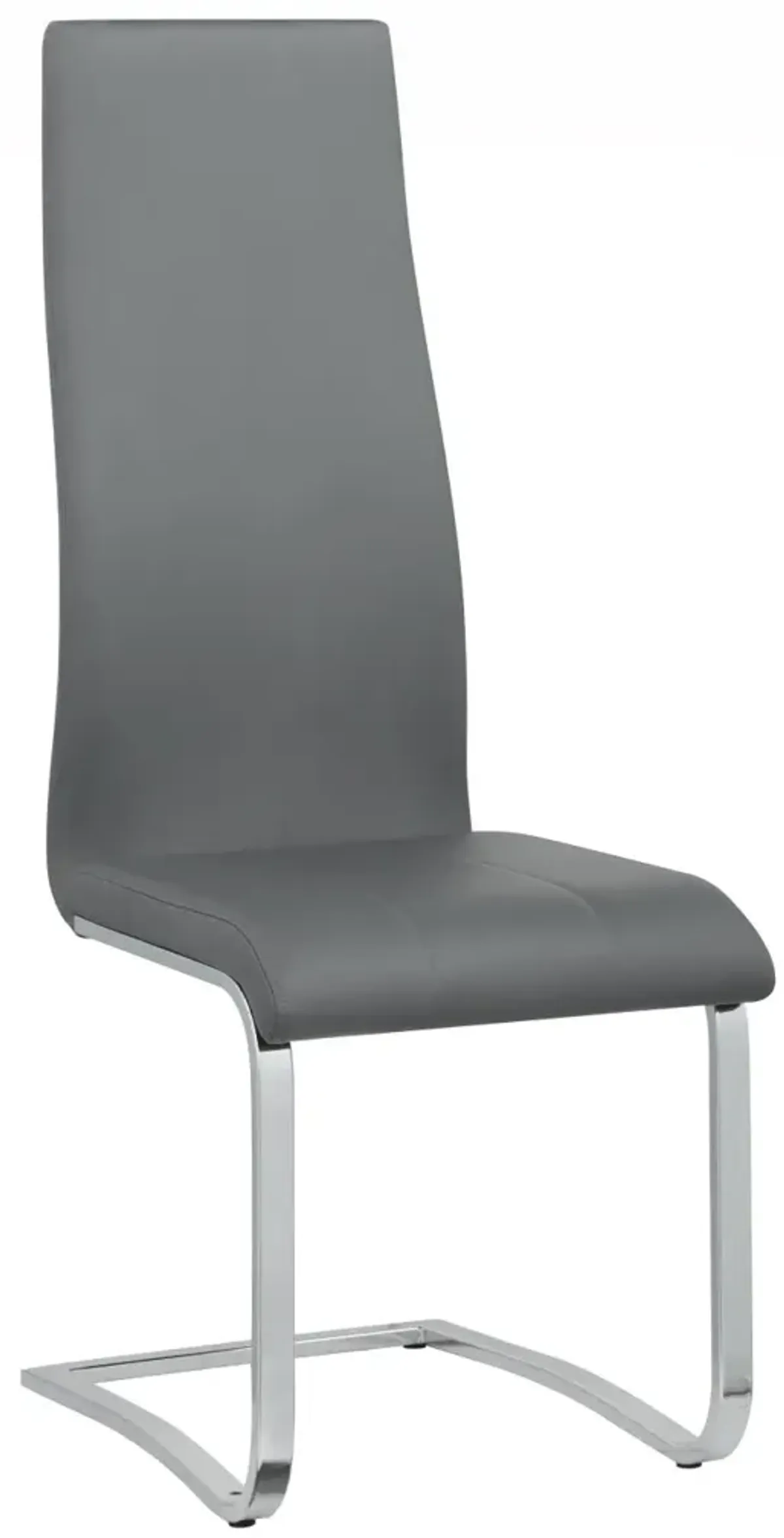 Coaster Chic Side Armless Chair Grey