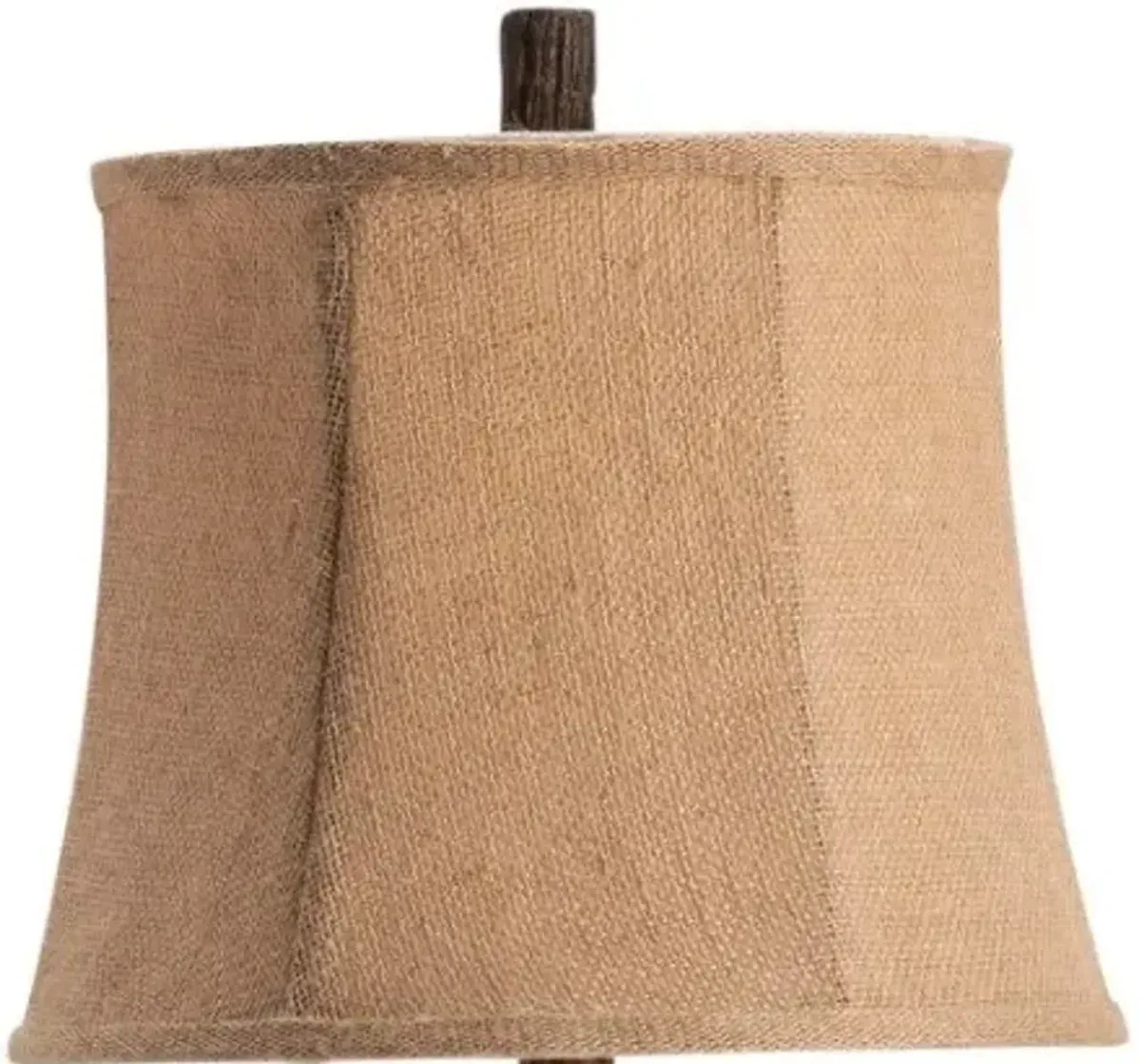 Crestview Barn Dark Brown/Light Brown Accent Lamp