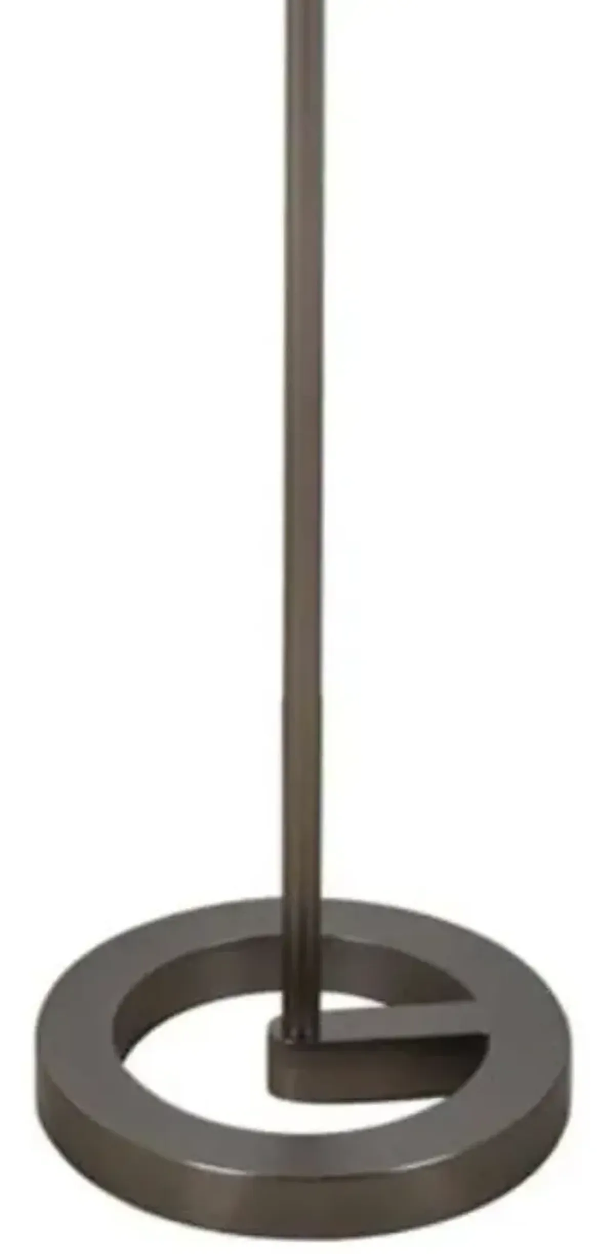 Crestview Brooks Gunmetal Floor Lamp