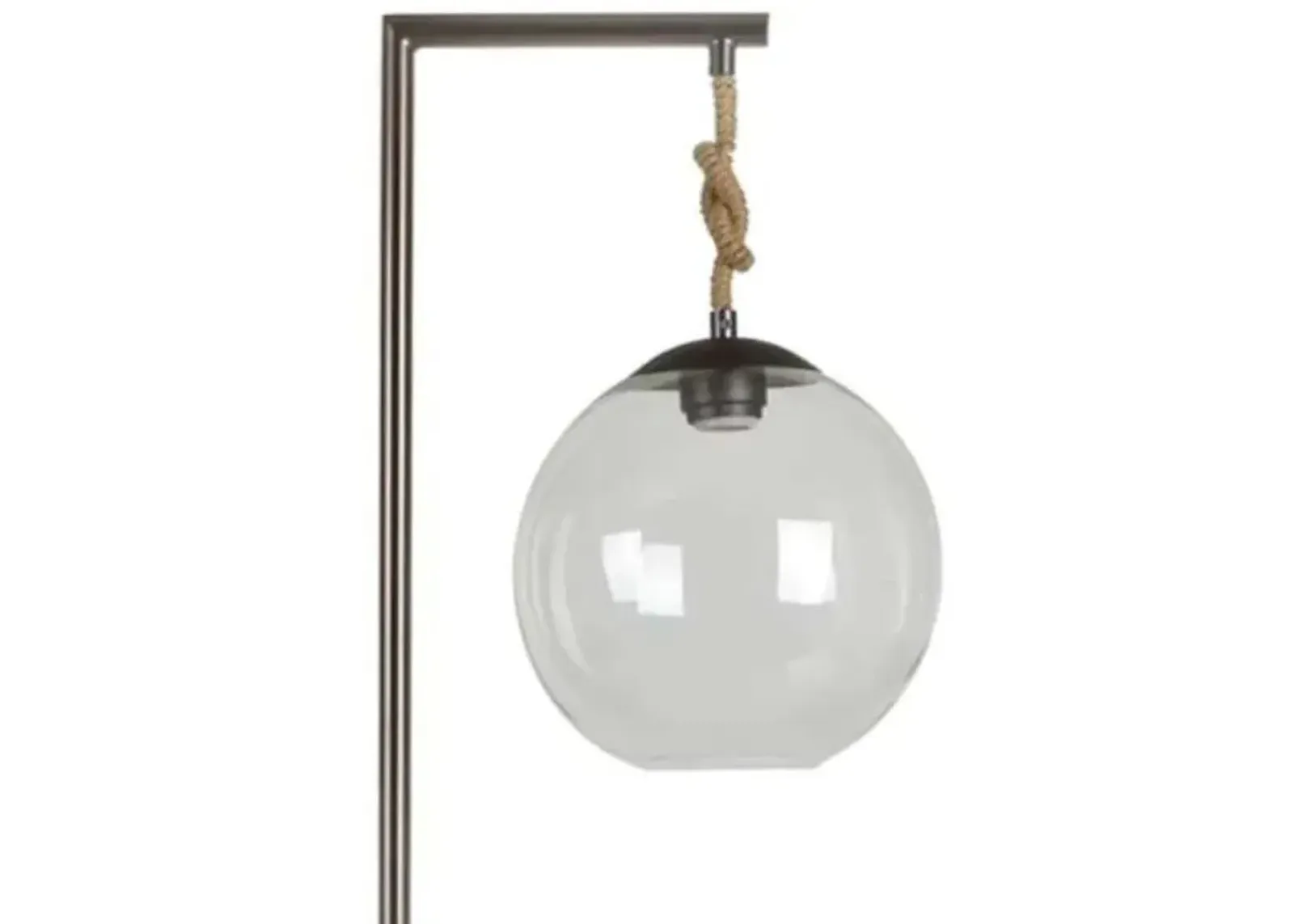 Crestview Brooks Gunmetal Floor Lamp