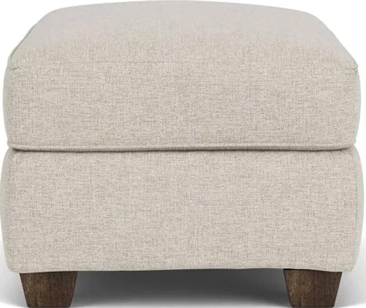 Flexsteel South Haven White Vanilla Ottoman