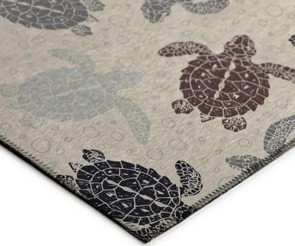 Dalyn Oceanic Odyssey Nautical Turtle Patterned 5'X8' Area Rug