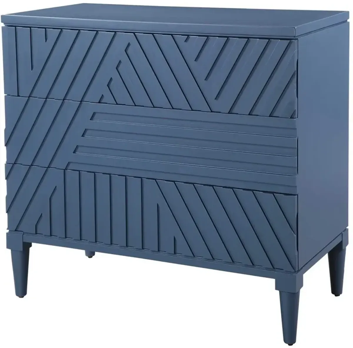 Uttermost Colby Deep Sea Blue Drawer Chest