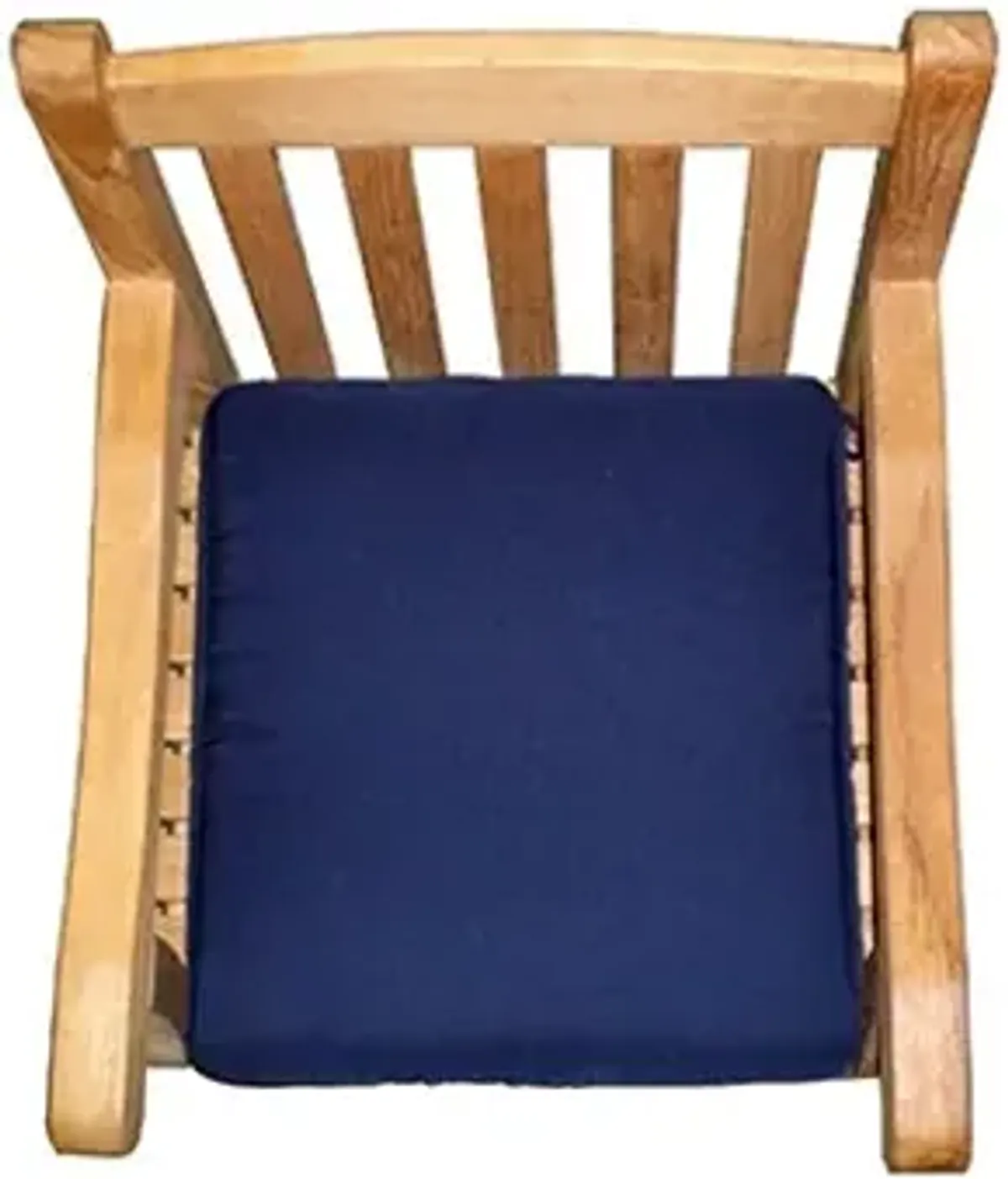 Royal Teak One-Seater Outdoor Navy Cushion