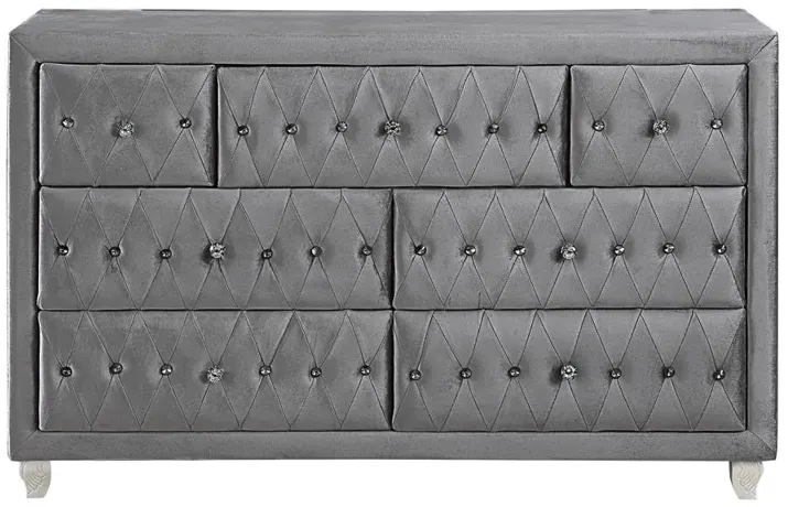 DEANNA DRESSER GREY/METALLIC