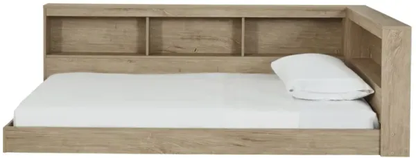 OLIAH TWIN BOOKCASE STORAGE BED NATURAL SIGNATURE DESIGN