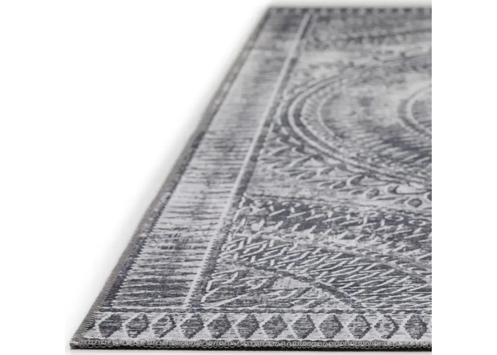 Dalyn Faded Medallion Antique Pewter 5'X8' Area Rug